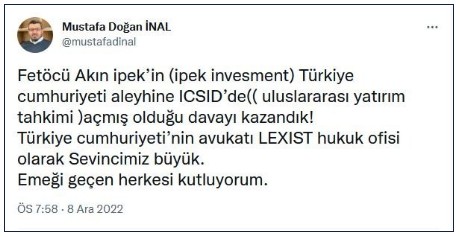 FETÖ firarisi Akın İpek’e büyük şok!